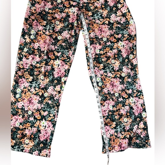 EUC Victoria’s Secret Floral Matching Long Pajama Pants Set Size Medium Regular - Picture 7 of 13